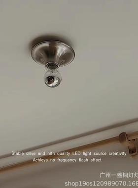 Teti 极简中古北欧设计师门头玄关灯客厅卧室书房入户玻璃小壁灯