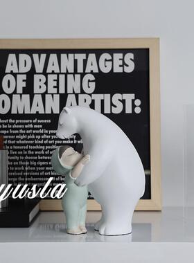 简约家居玄关柜售楼处客厅电视柜儿童房间柜卡通可爱摆件软装饰品