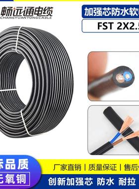 山东远通FST2*2.5防冻耐磨电缆耐油耐酸碱工业设备防水电源线