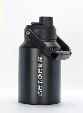 304不锈钢露营保冷冰桶64oz大容量露营太空壶128oz双层保冷水壶