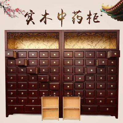 樟松木储药柜诊所药店实木草药药橱货柜实木中草药柜中药柜