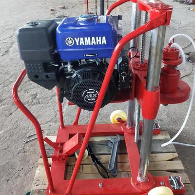 路面养护混凝土钻孔取芯机 雅马哈电启动取芯钻机 HZ-20路面取芯