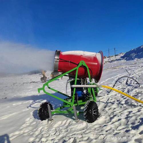 小区园林雪景用人工造雪机 60型雾炮式喷雪机 商用游乐滑雪场造雪