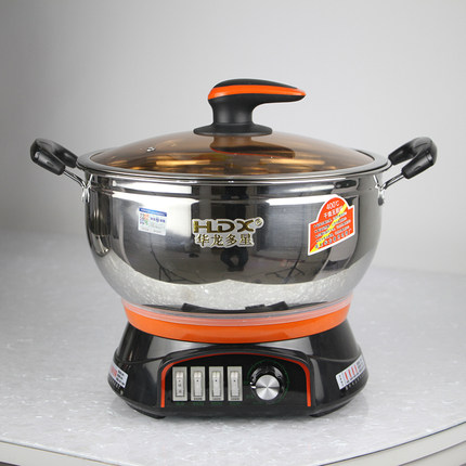 定时多星多功能料理锅电蒸锅快煮锅家用电炒锅火锅锅蒸煮一体