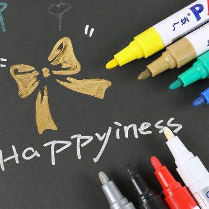 【下单立减50】油漆笔油性补漆笔记号笔轮胎笔记号笔KF