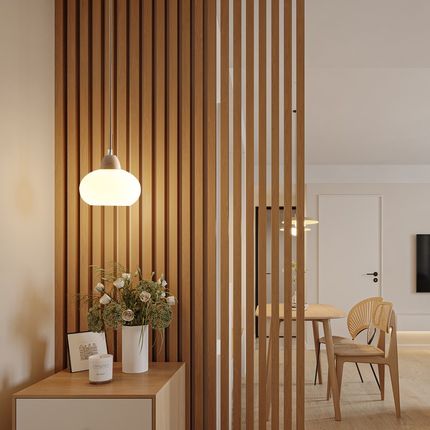 原木奶油风中古vintage柿子餐厅吊灯床头吧台岛台阳台过道护眼灯