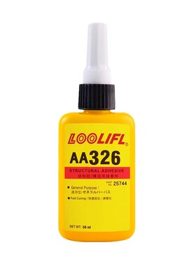 乐秦AA326胶水伺服电机磁钢结构胶磁铁胶挡风玻璃后视镜底座胶厌