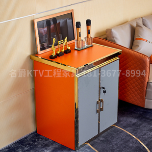 新款 ktv点歌柜子实木极简功放机柜足浴k歌机柜包厢柜子点歌柜