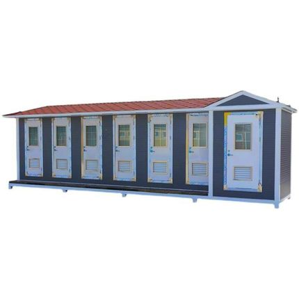 湖北户外移动厕所农村金属雕花淋浴房公共卫生间工地临时洗手间