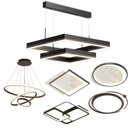 LED客厅吸顶灯2023年新款简约北欧餐厅卧室灯具极简吊灯