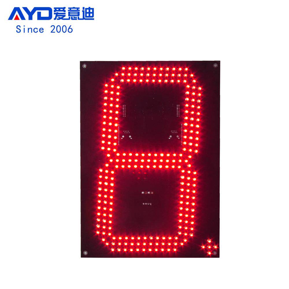 承德加油站灯箱广告牌 LED价格数字屏12寸LED数字板配件供应厂家