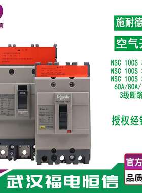 schneider断路器NSC100S NSC100S3100N TMD100A 3P3T新塑壳断路器