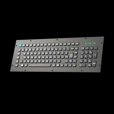 达沃D-8625A-B船舶海事加固键盘304不锈钢防水防尘防盐雾标准键盘