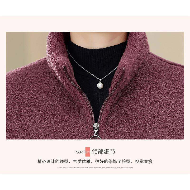2026新款妈妈装冬装颗粒绒外套女中老年女装冬季加绒加厚棉服,女装/女士精品,中老年女装,淘宝优惠券,粉丝福利购,淘宝优惠卷