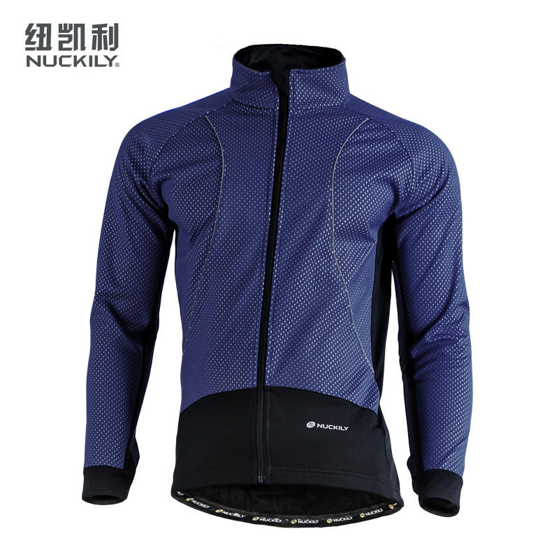 2025新款纽凯利冬季摩托车机车抓绒保暖骑行服上衣骑行外套加