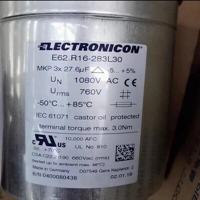 ELECTRONICON E62.R16-283L30 3*27.6UF 760V/1080VAC 薄膜电容器