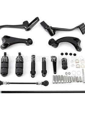 哈雷改装前置脚踏支架04-23年运动者XL883 1200N X48 v72脚踏总成