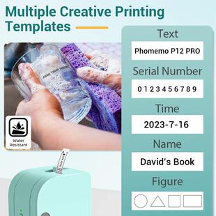 mini printer跨境家用智能标签打印机迷你热转印蓝牙无墨打印机