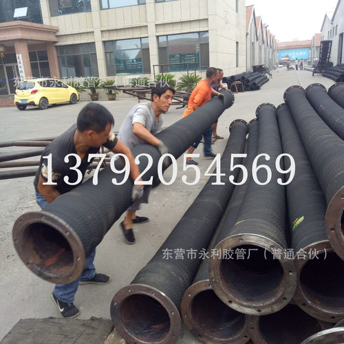 高压吸水耐磨排泥抽沙橡胶管 大口径钢丝骨架吸排胶管