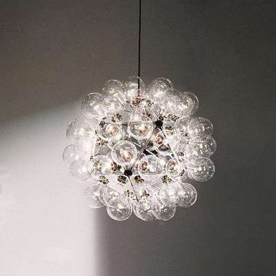 意大利餐厅flos现代简约创意个性时尚大气玻璃蒲公英装饰客厅吊灯