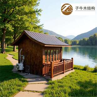 木屋供应商邻水小木屋售卖房木屋度假村设计案例花园休闲木屋