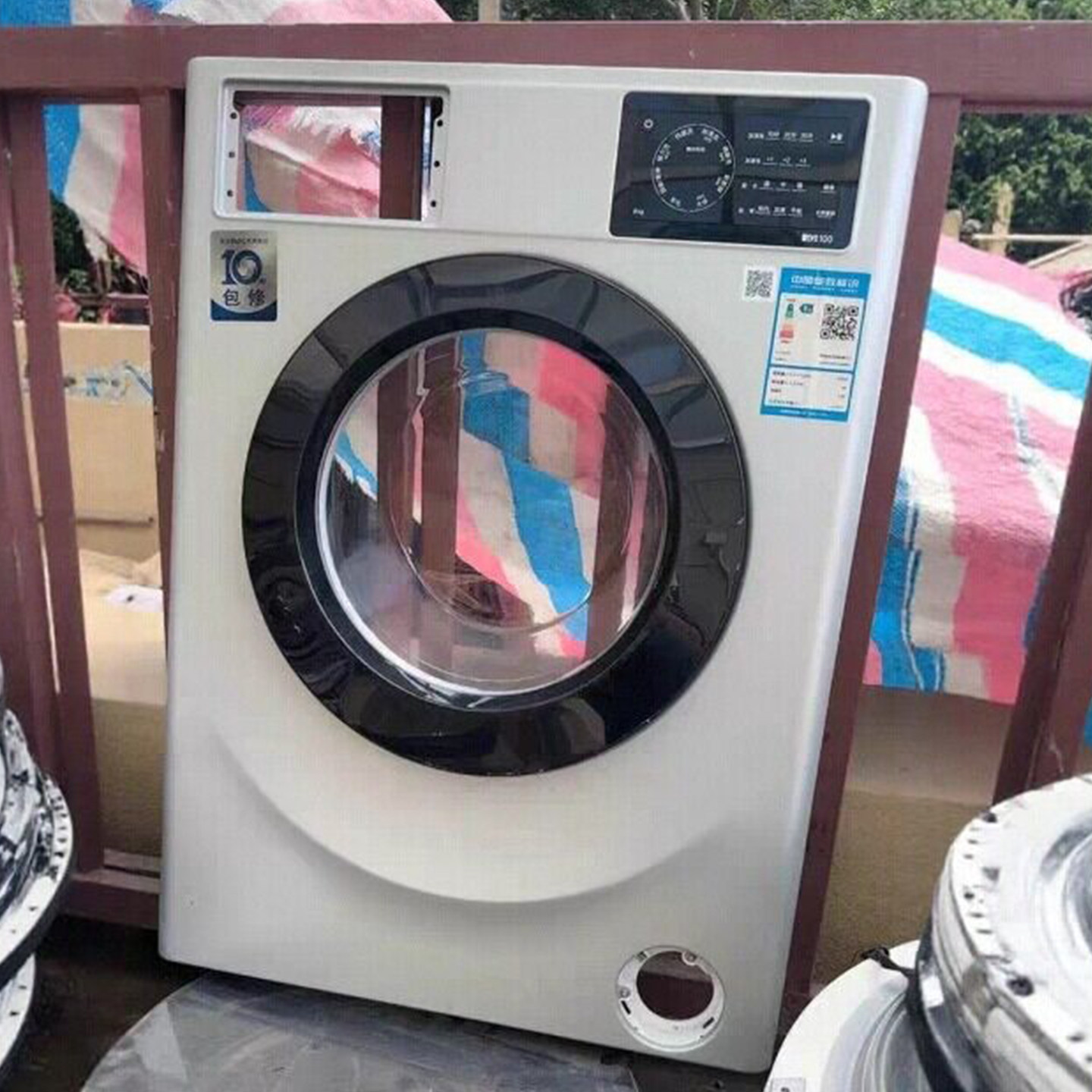 适用西门子WM12L2688W 2600 2680滚筒洗衣机箱体前挡板玻璃门二手
