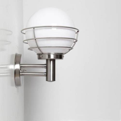 户外墙头灯室外圆球壁灯户外楼道围墙灯门柱灯大门柱子灯LED