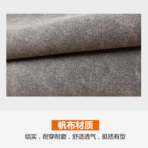 时尚新款牛仔围裙定制印字开叉女发型师咖啡店匠人男士帆布工作服