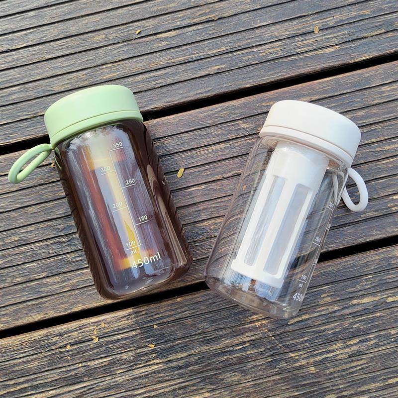随手杯创意冷萃咖啡杯高颜值随行外带便携密封随身杯冷泡水杯子