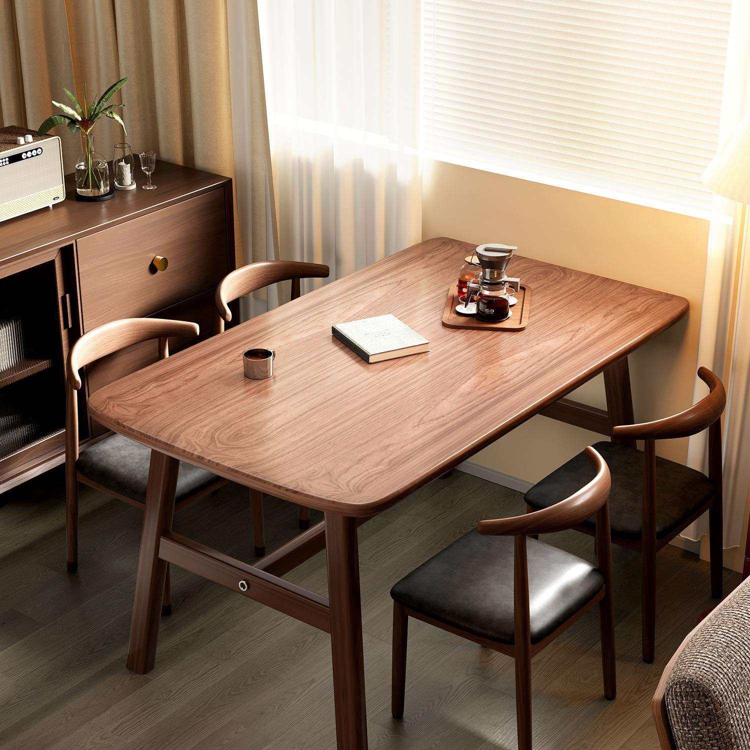 餐桌家用小户型现代简约出租房用长方形饭桌客厅餐饮商用桌椅组合,鲜花速递/花卉仿真/绿植园艺,割草机/草坪机,淘宝优惠券,粉丝福利购,淘宝优惠卷