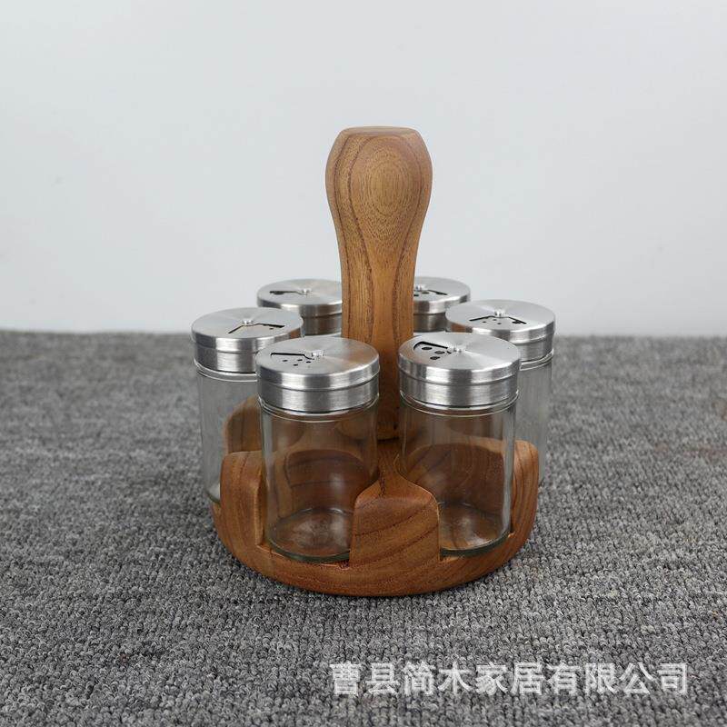 跨境多功能旋转调味架 厨房置物调味架 调料调味储物收纳用具架