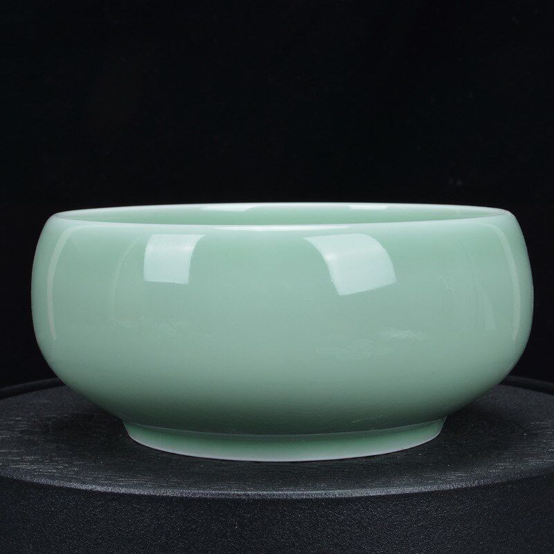 功夫茶具青瓷陶瓷茶洗碗茶盆洗茶杯盆洗茶器皿大号大笔洗水盂