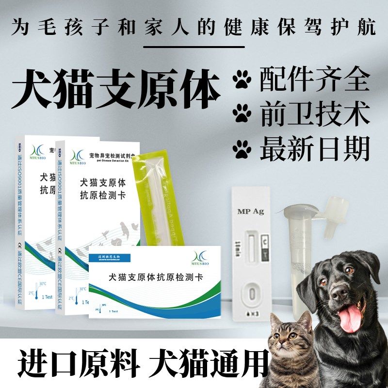 兽用犬猫支原体抗原检测卡病毒检测试纸狗狗猫咪宠物筛查用品