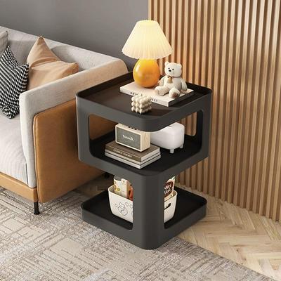 床头柜替代品家用卧室小型铁艺床头置物架边几简约现代创意床边小