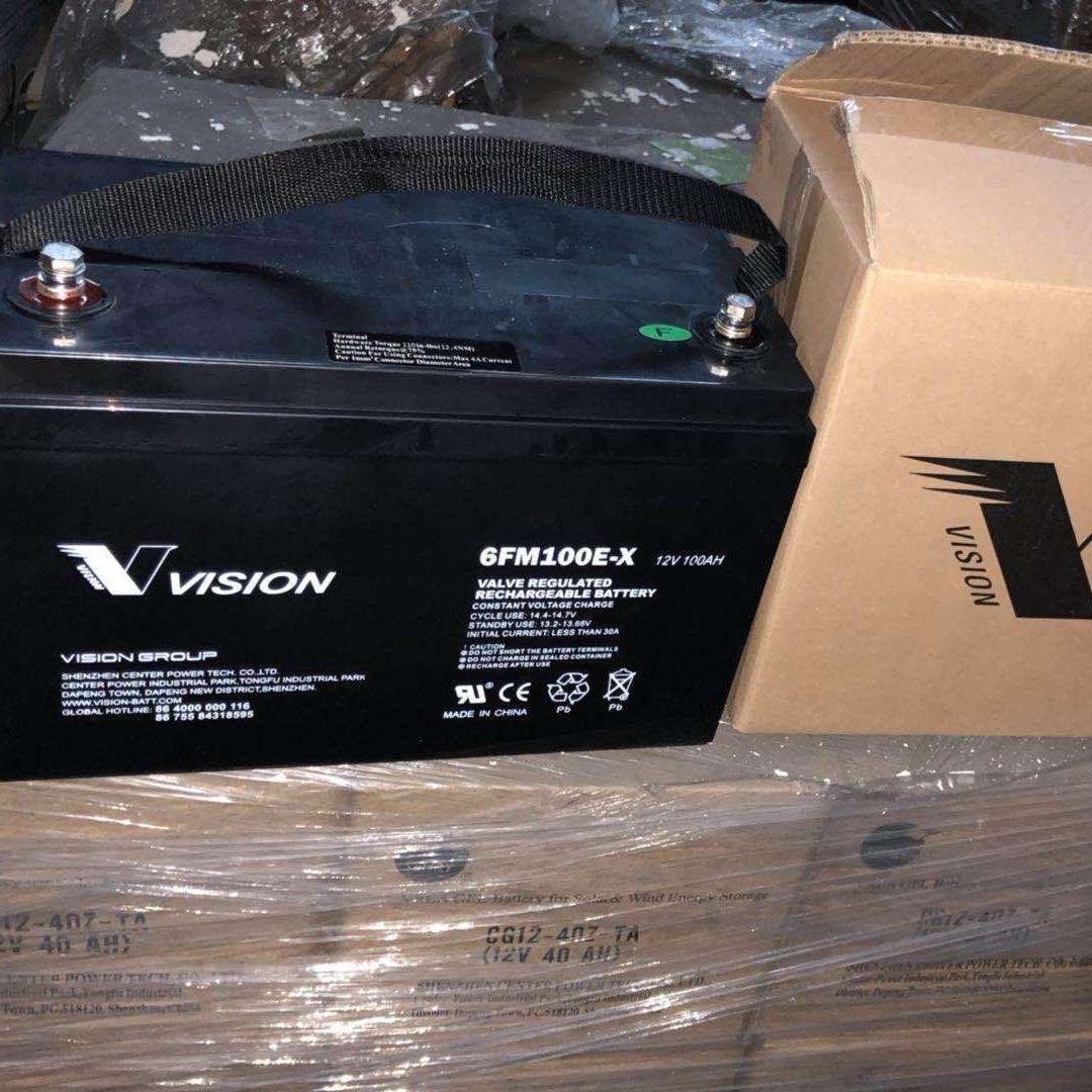 威神蓄电池6FM100E-X/ 12V100AH铅酸蓄电池电源