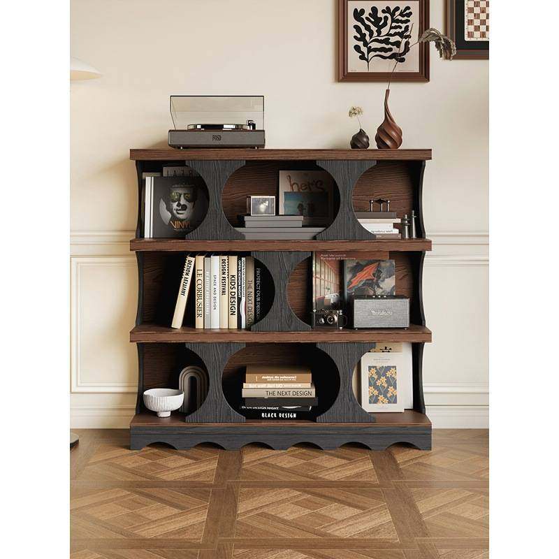 原野哈迪德法式复古书柜中古风客厅展示柜置物架卧室储物柜玄关,住宅家具,单个书柜,淘宝优惠券,粉丝福利购,淘宝优惠卷