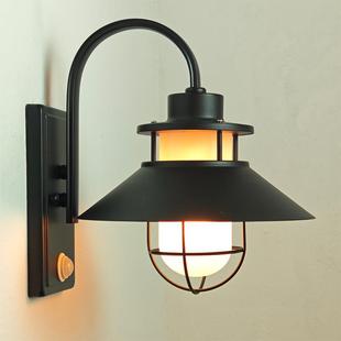 跨境壁灯室外走廊过道复古客厅北欧阳台楼梯创意室内人体感应灯具