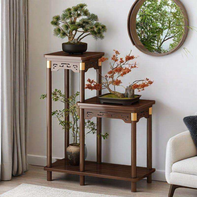 落地式实木花架客厅中式花几2025新款摆件架子花盆架,鲜花速递/花卉仿真/绿植园艺,割草机/草坪机,淘宝优惠券,粉丝福利购,淘宝优惠卷