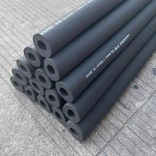 b1级橡塑管30mm 铝箔开口自粘橡塑保温管华美阻燃隔热橡塑海绵管