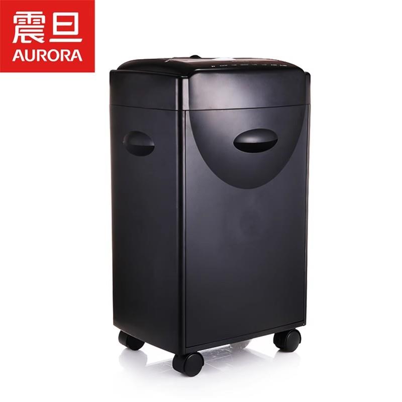 震旦AURORA AS1519CD 办公碎纸机单次碎15张超大纸筒35升碎CD大型