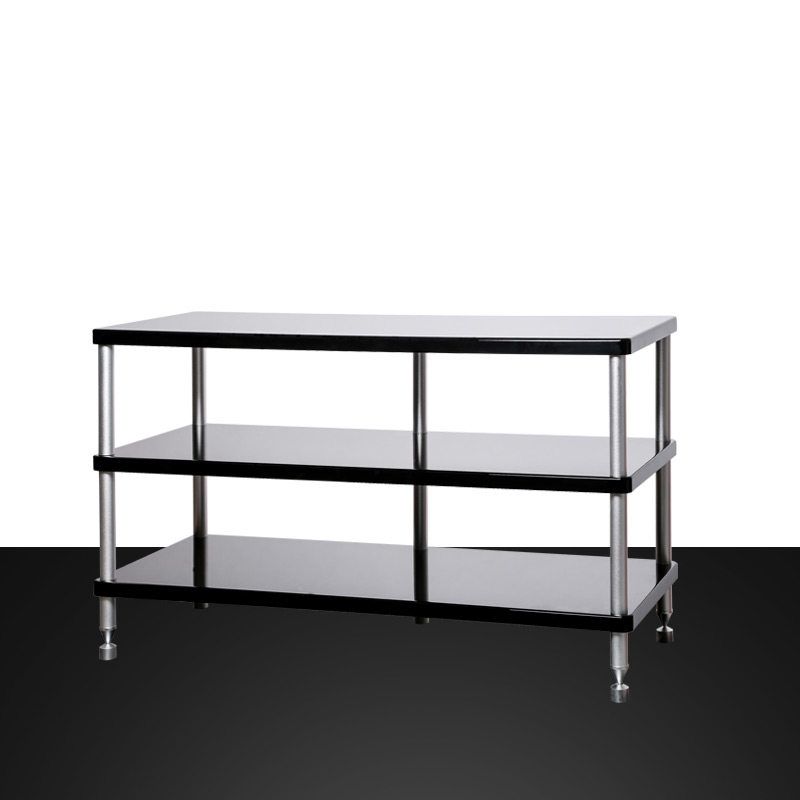 捷盛影音柜功放机柜木质功放机架子移动三四双层影院器材音响机架