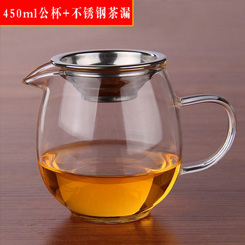 茶具配件公道杯玻璃加厚耐热分茶器大号耐高温玻璃茶海功道杯公杯