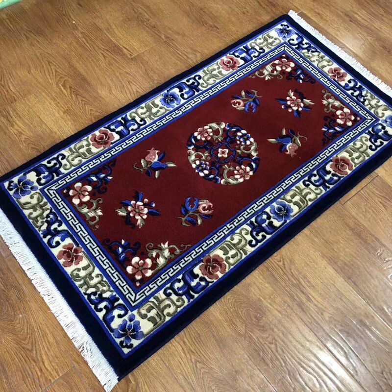 新西兰进口纯羊毛卧室婚房地毯商务车沙发茶几地垫中欧式复古风格