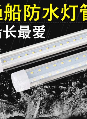 渔登 船用光管DC24V36V48V渔船防水抗干扰灯管防爆LED高亮日光灯