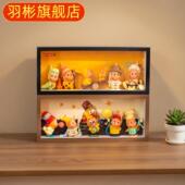 手办桌面摆件中空立体盲盒相框收纳盒展示防尘相框摆台摆件