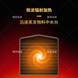 微波真空干燥箱小型实验室明矾快速膨化设备海产品果蔬脱水烘干机