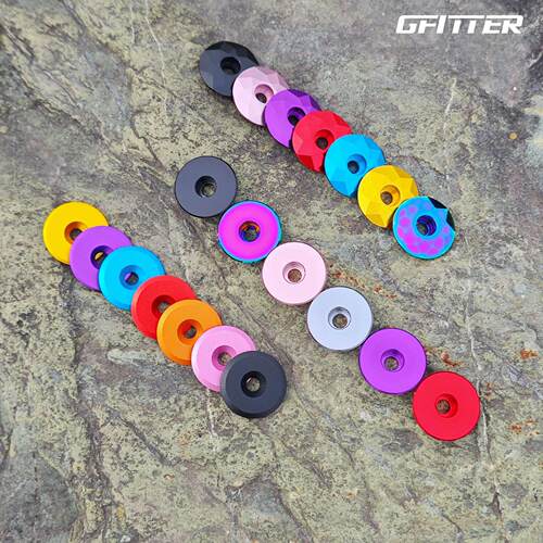 GFITTER山地车碗组盖死飞公路车把立盖铝合金顶盖前叉28.6mm配件