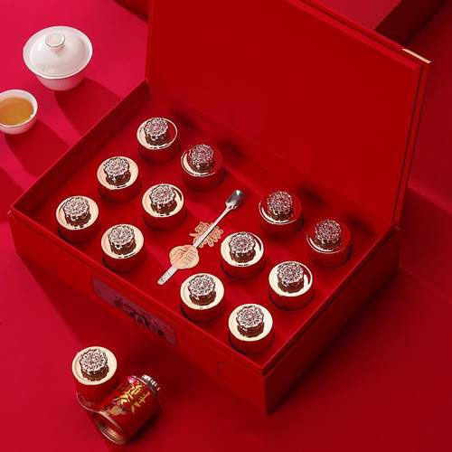 新款金骏眉小罐包装盒礼盒高档黑枸杞西洋参小罐通用空礼盒