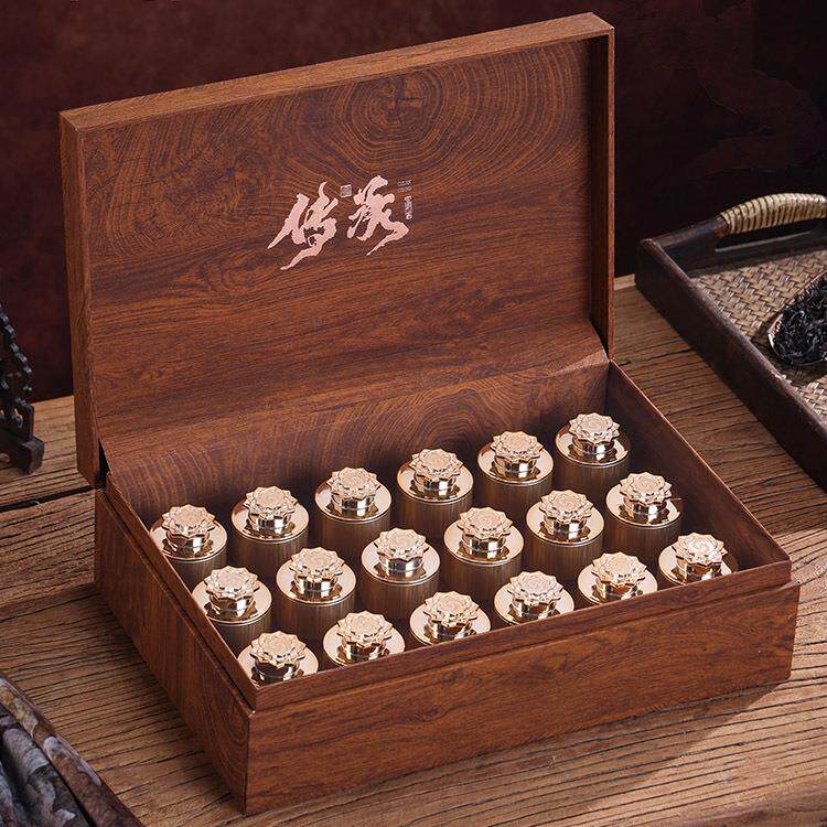 高档小罐茶包装盒空礼盒红茶大红袍金骏眉西洋参片礼盒装空盒子