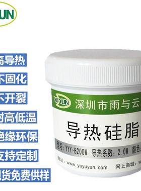 白色/灰色1.0,1.5 2.0 3.0 4.0 5.0 6.0led灯导热硅脂导热膏硅胶